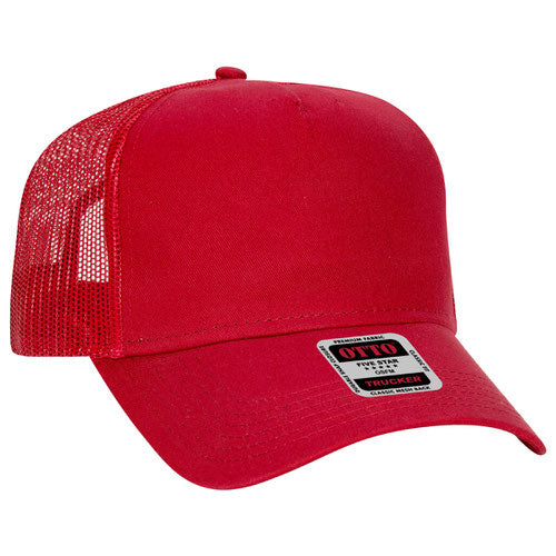 OTTO CAP 5 Panel Low Profile Trucker