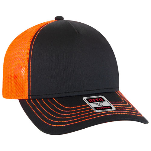 OTTO CAP 5 Panel Low Profile Trucker