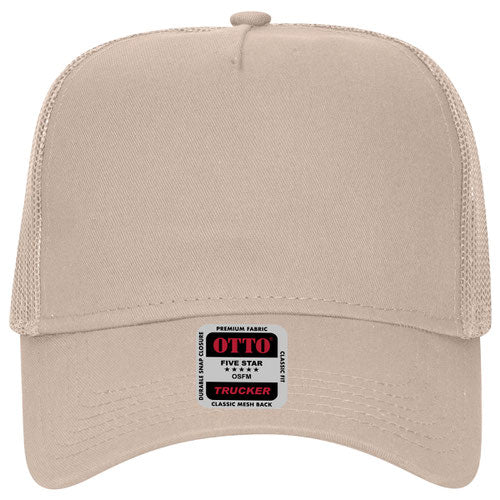 OTTO CAP 5 Panel Low Profile Trucker