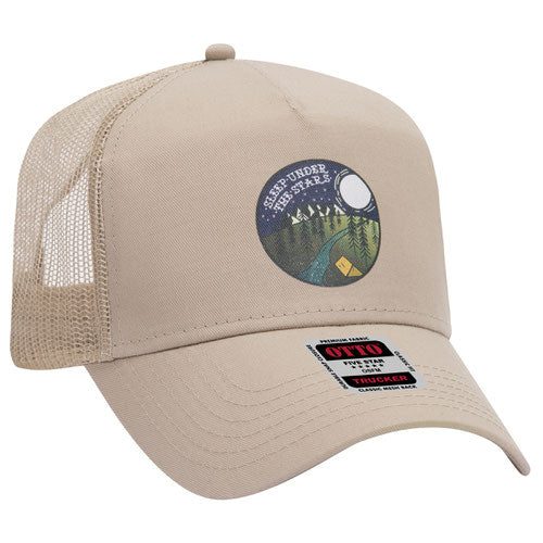 OTTO CAP 5 Panel Low Profile Trucker