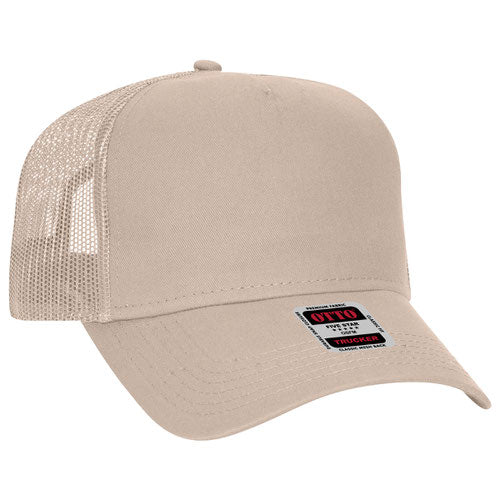 OTTO CAP 5 Panel Low Profile Trucker