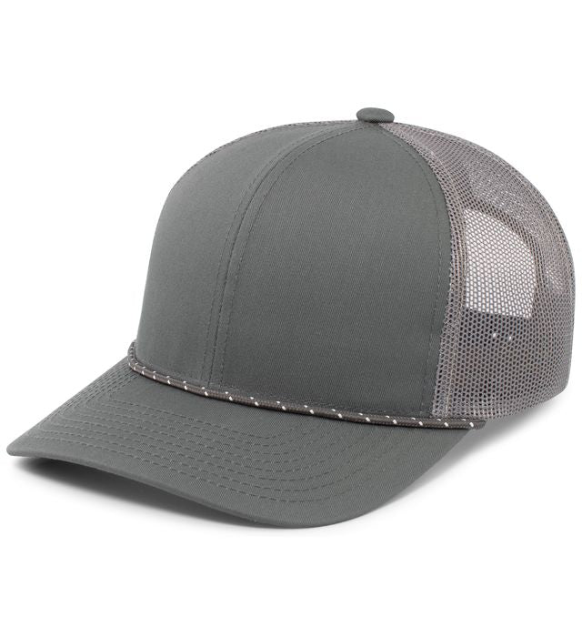 Pacific Headwear 104BR Trucker Snapback Braid Cap