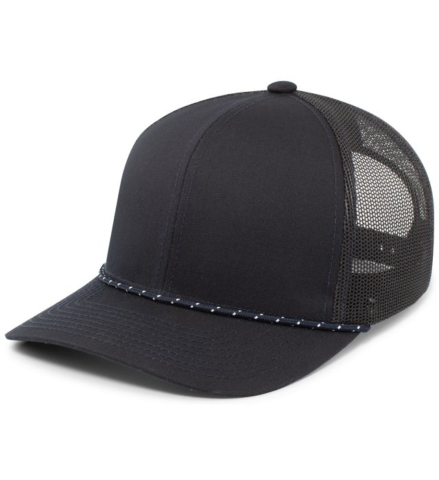 Pacific Headwear 104BR Trucker Snapback Braid Cap