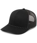 Pacific Headwear 104BR Trucker Snapback Braid Cap