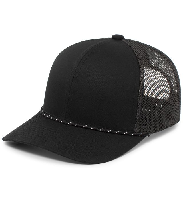 Pacific Headwear 104BR Trucker Snapback Braid Cap