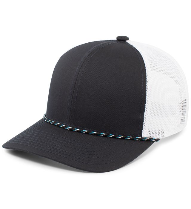 Pacific Headwear 104BR Trucker Snapback Braid Cap