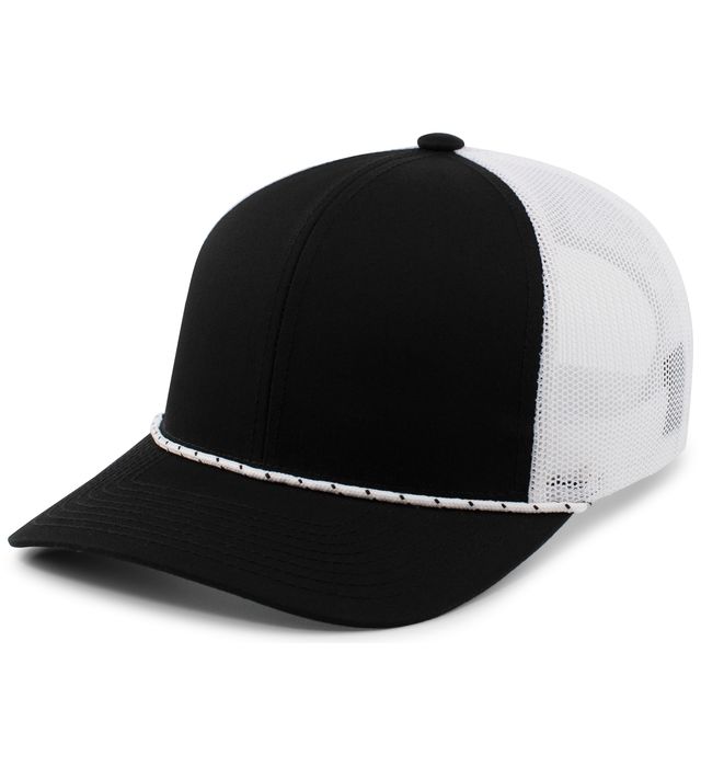 Pacific Headwear 104BR Trucker Snapback Braid Cap