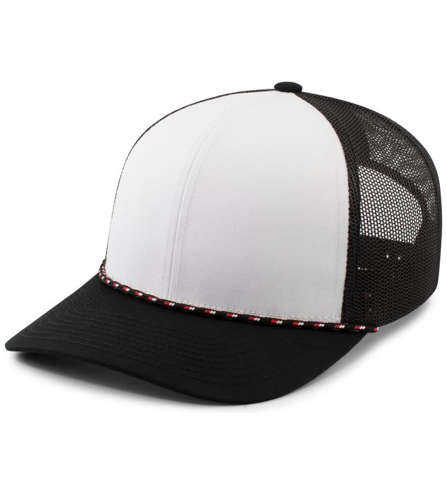 Pacific Headwear 104BR Trucker Snapback Braid Cap