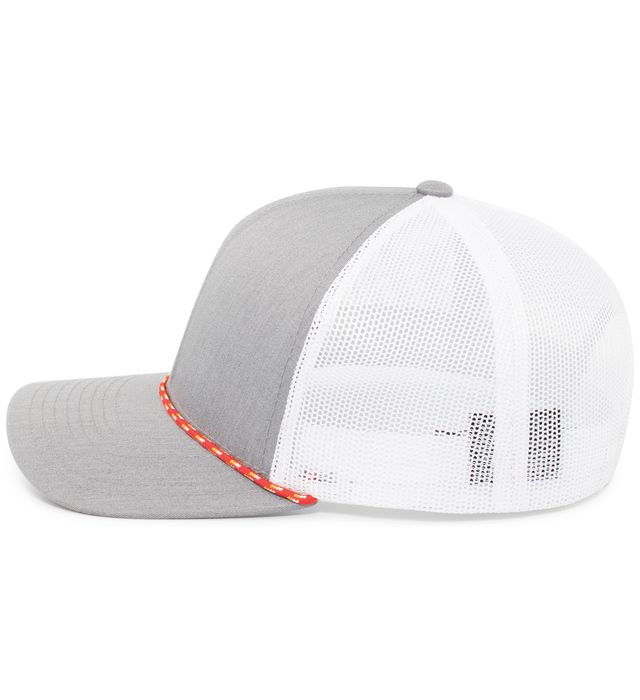 Pacific Headwear 104BR Trucker Snapback Braid Cap