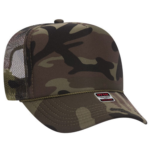 Foam Front/Mesh Back - Camo Colors