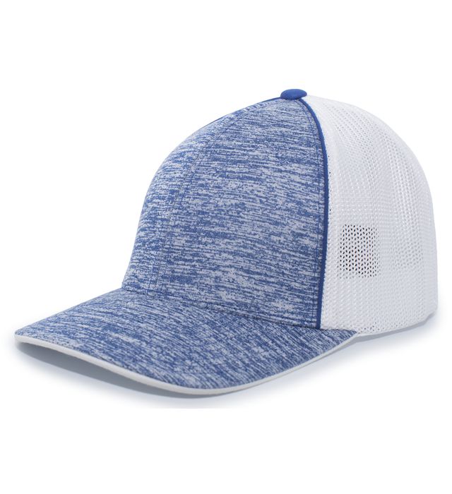 PACIFIC HEADWEAR 406F Heather Aggressive Trucker Pacflex