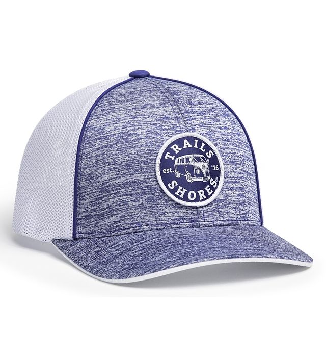 PACIFIC HEADWEAR 406F Heather Aggressive Trucker Pacflex