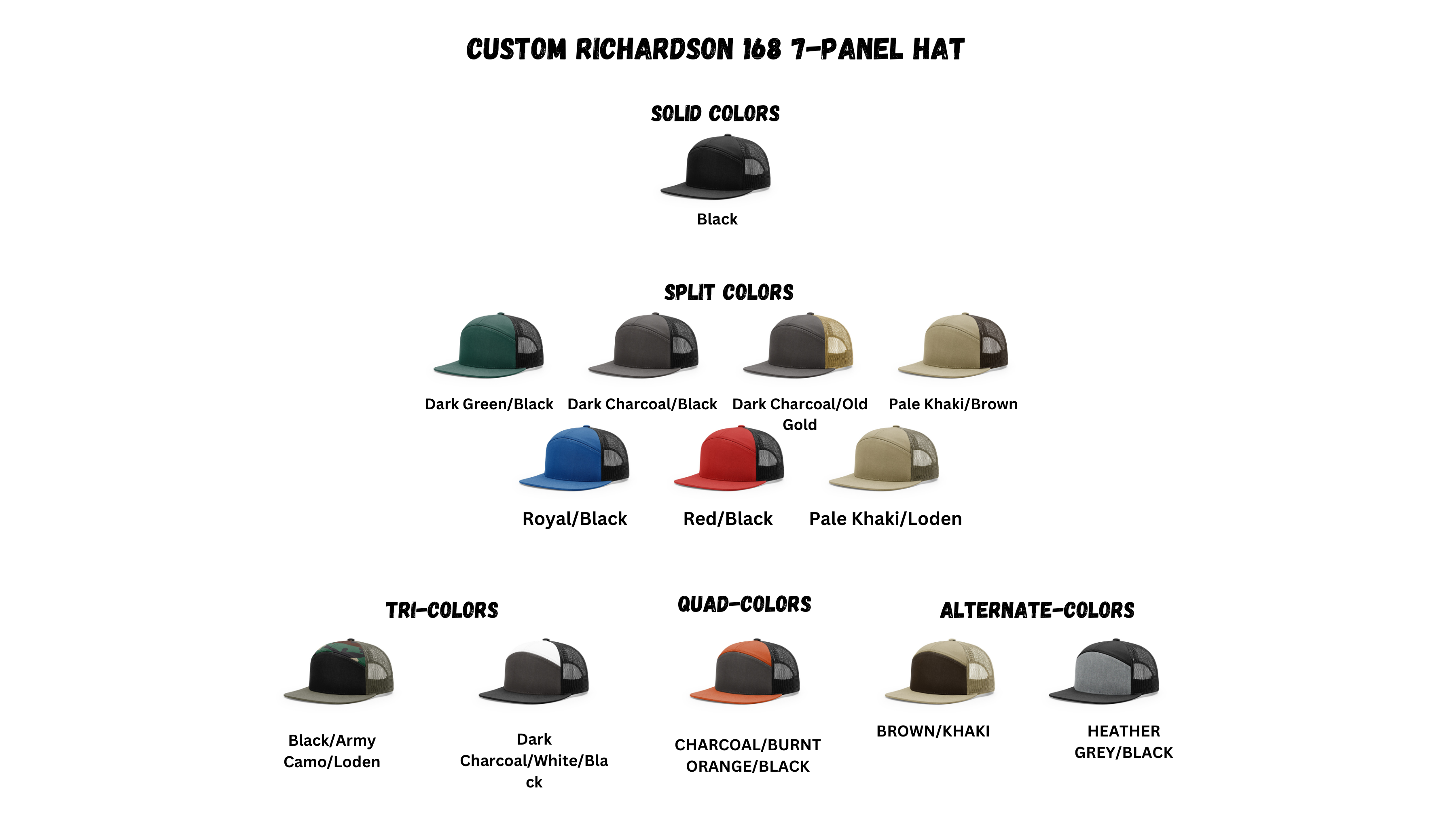 Richardson 168 7-Panel Trucker