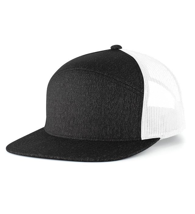 PACIFIC HEADWEAR P710 Heather 6-Panel Arch Snapback