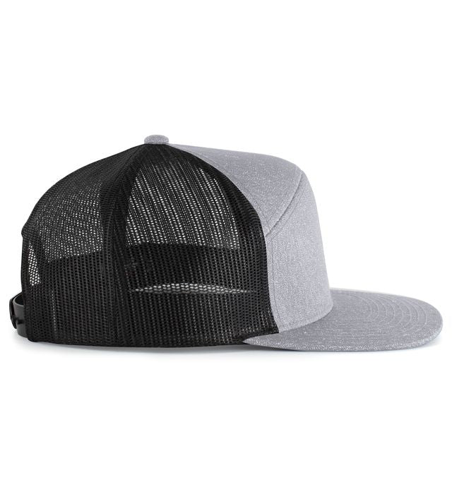 PACIFIC HEADWEAR P710 Heather 6-Panel Arch Snapback