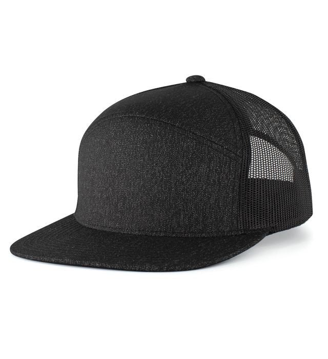 PACIFIC HEADWEAR P710 Heather 6-Panel Arch Snapback