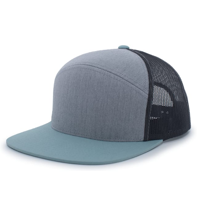 PACIFIC HEADWEAR P787 6-Panel Arch Trucker Snapback