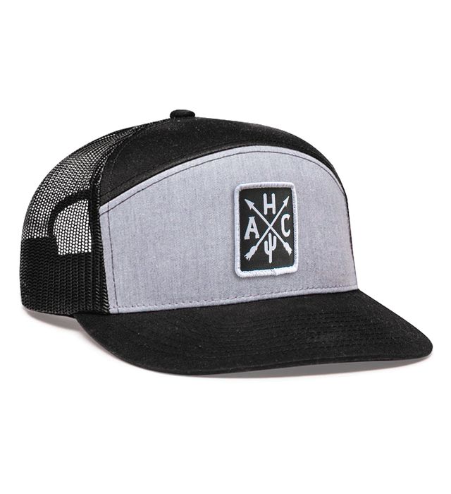 PACIFIC HEADWEAR P787 6-Panel Arch Trucker Snapback